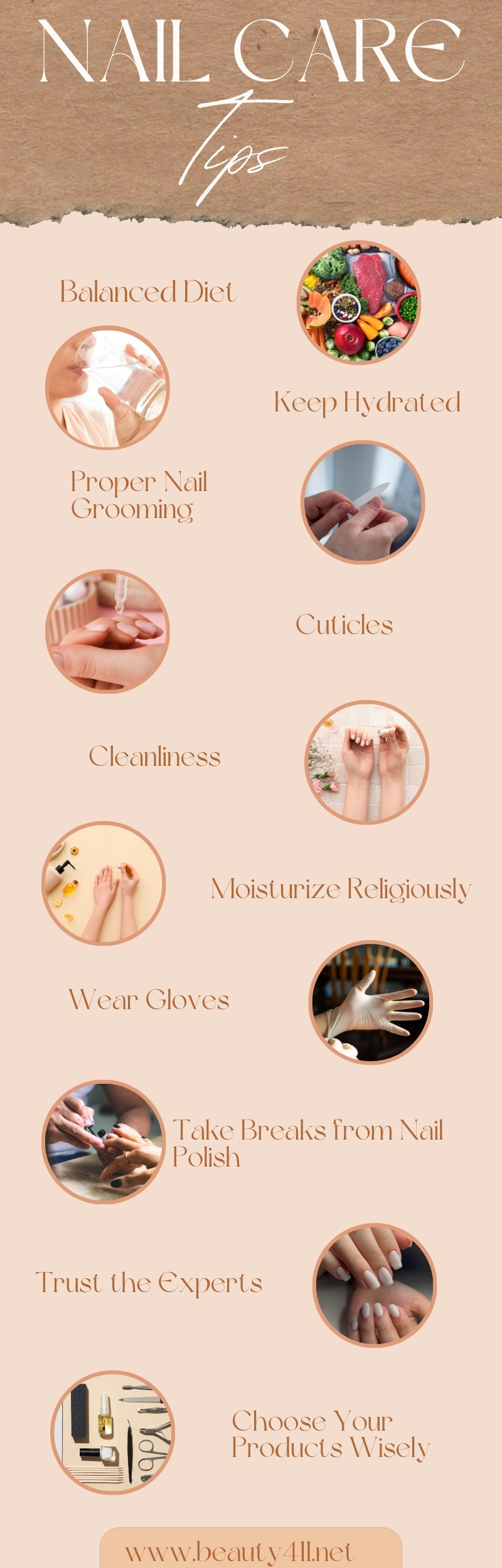 nail care infographic